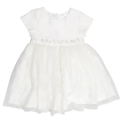 Robe de fille de fleur (Blanc) de Koala Baby Polyester