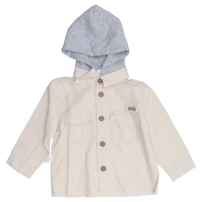 Oberhemd (Beige, Grau) von Zara x Peanuts Baumwolle, Polyester