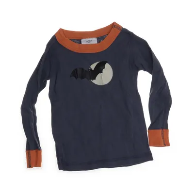 Lange mouwen shirt (Blauw, Oranje) van Hanna Andersson Organisch katoen