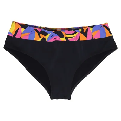 Bikiniunderdel (Svart, Flerfärgad) från Lupo Elastan, Polyamid, Polyester