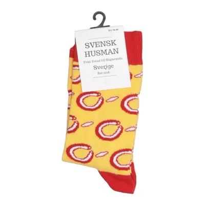 Chaussettes (Jaune, Rouge, Multicolore) de Svensk Husman Coton, Élasthane, Polyamide