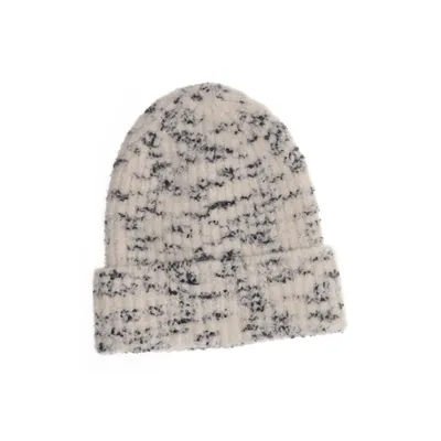Beanie (White, Black) from KappAhl Acrylic, Elastane, Polyester, Wool