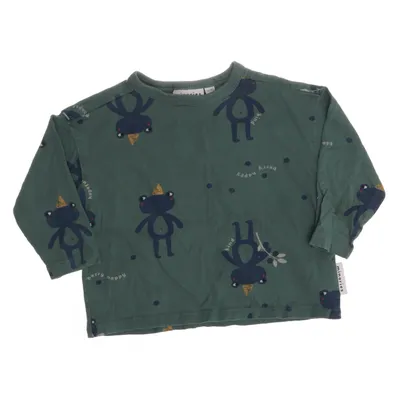 Långärmad t-shirt (Grön, Flerfärgad) från Minories Bomull