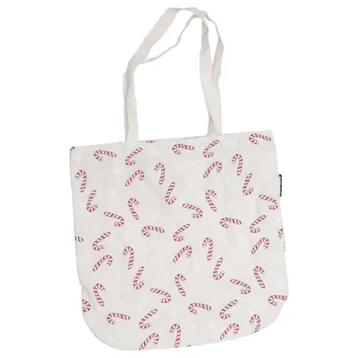 Canvas bag (Beige, Red, White) from Nanu Nana