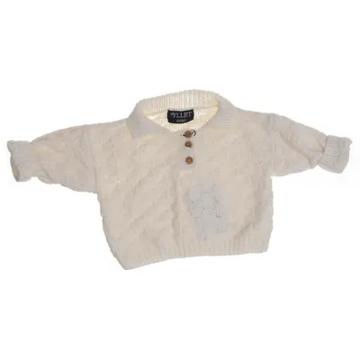 Tröja (Vit) från Yllet Visby