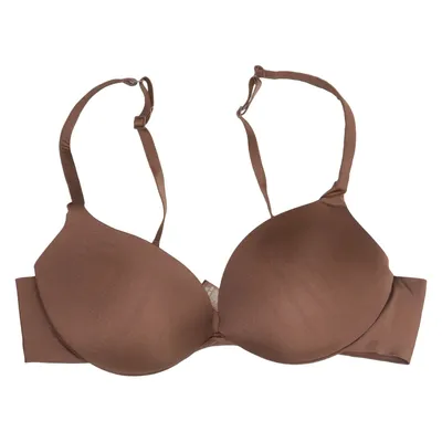 Bra (Brown) from Skims Elastane, Polyamide, Polyester