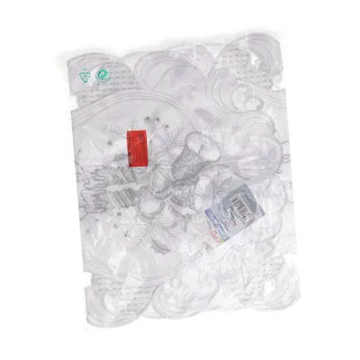 Table runner (White, Silver) from Poco Line Polyester