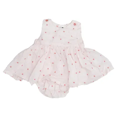 Klänning (Rosa, Flerfärgad) från H&M Baby Bomull