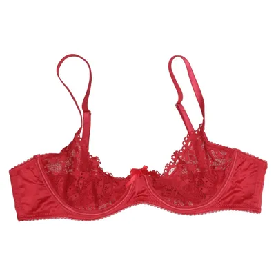 Bra (Red) from Fredrick's of Hollywood Elastane, Polyester