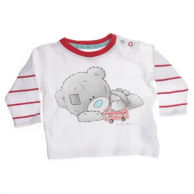 Långärmad t-shirt (Vit, Flerfärgad) från Tiny Tatty Teddy Bomull