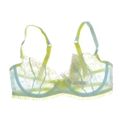 Bralette (Blå, Gul) från Primark Elastan, Polyamid, Polyester