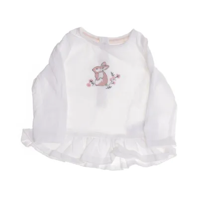 Långärmad t-shirt (Vit) från Next Baby Bomull