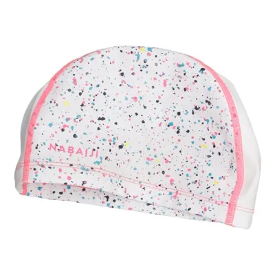 Badmössa (Vit, Flerfärgad) från Nabaiji Elastan, Polyester