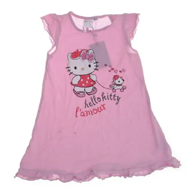 Klänning (Rosa, Flerfärgad) från Hello Kitty Bomull, Elastan