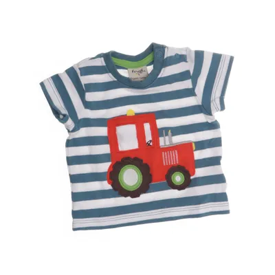 T-shirt (White, Multicolored) from Frugc Organic cotton