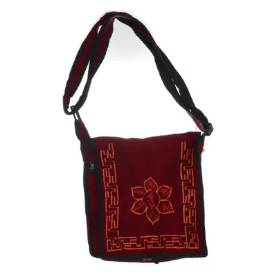 Shoulder-bag (Red, Gray) from Zapata Collection Cotton