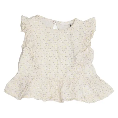 Robe (Jaune, Blanc) de Lil' Atelier Coton