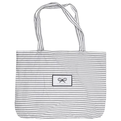Sac en toile (Blanc, Noir) de Anya Hindmarch