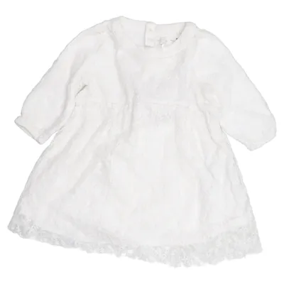 Jurk (Wit) van Zara BabyGirl Katoen