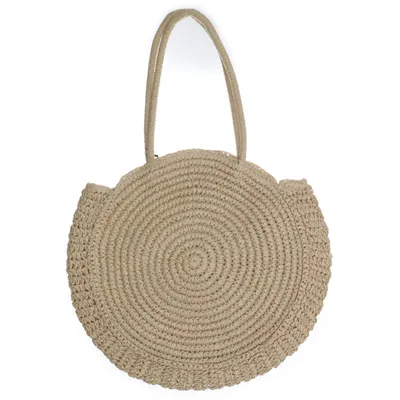 Strandtaske (Beige) fra Ichi