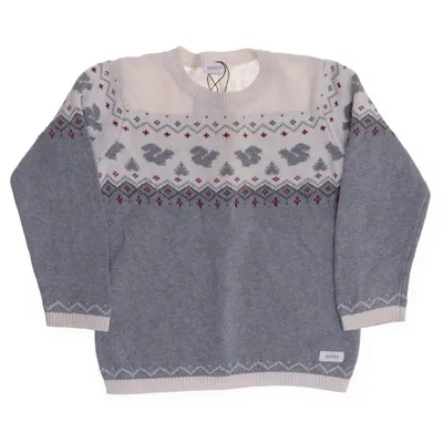 Tröja (Grå, Vit, Röd) från Newbie by KappAhl Bomull