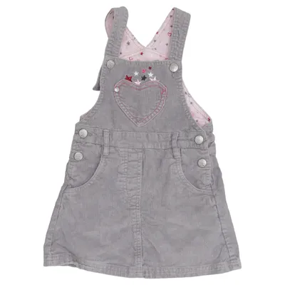 Dungaree dress (Gray, Pink, Red) from Papagino Cotton