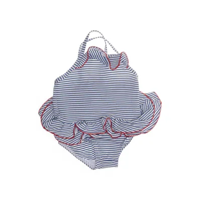 Badpak (Blauw, Meerkleurig) van MarMar Copenhagen Elastaan, Polyamide, Polyester