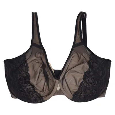 BH (Schwarz, Beige) von Playtex Baumwolle, Elasthan, Polyamid, Polyester