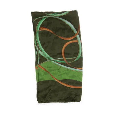 Näsduk (Grön, Flerfärgad) från Vesna W Silke