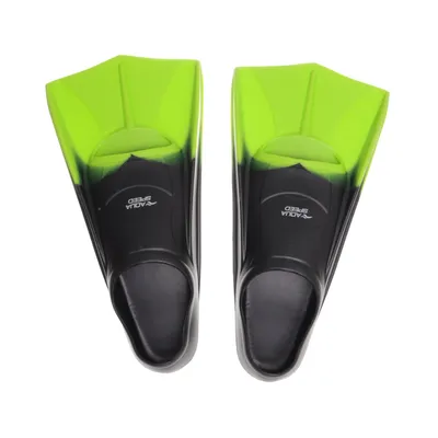 Flippers (Black, Green) from Aqua Speed