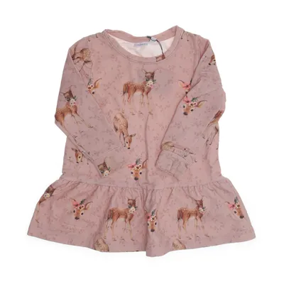Dress (Pink, Multicolored) from Name It Cotton, Elastane