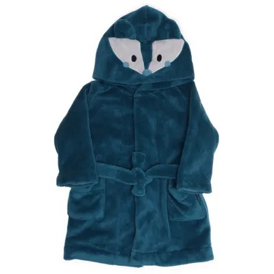 Bathrobe (Petrol green) from Polarn O. Pyret Polyester