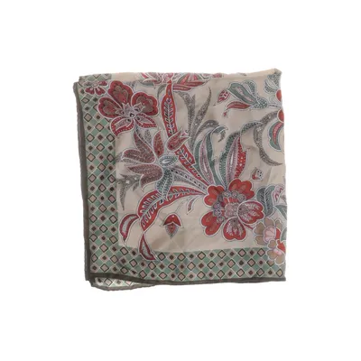 Näsduk (Beige, Flerfärgad) från Oscar Jacobson Silke