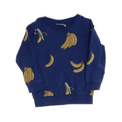 Collegetröja (Blå, Gul, Vit) från Name It Elastan, Ekologisk bomull