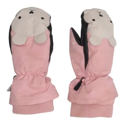 Mittens (Pink, Beige, Black) from H&M Acrylic, Elastane, Polyester, Polyurethane