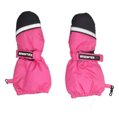 Mittens (Pink, Black) from Snowtex Polyester