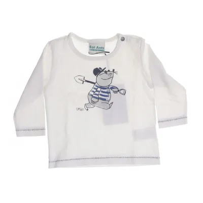 Långärmad t-shirt (Vit, Flerfärgad) från Eat Ants by Sanetta Bomull