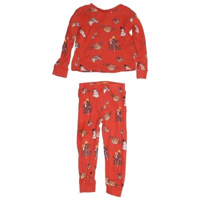 Pyjamasz (Rød, Flerfarvet) fra Pippi Långstrump Bomuld