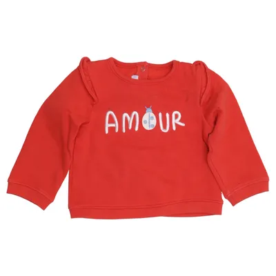 Sweatshirt (Rouge) de Cadet Rousselle Coton, Polyester