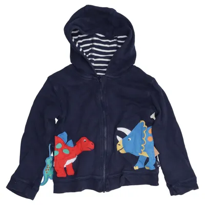 Hoodie (Dinosaur) from Jojo Maman Bébé Cotton, Elastane