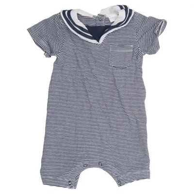 Rompers (Blue, White) from Next Baby Cotton, Elastane