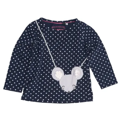 Lange mouwen shirt (Blauw, Wit) van Bluezoo Katoen