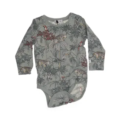 Body (Grön, Flerfärgad) från Newbie by KappAhl Bomull, Elastan