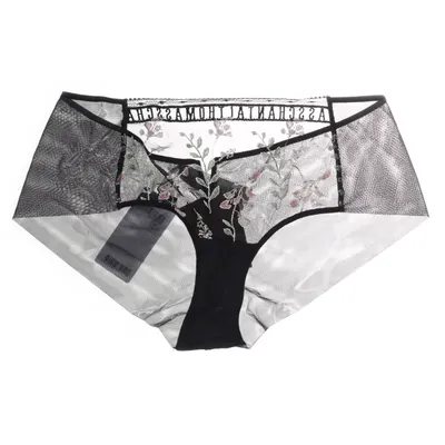 Panties (Black, Multicolored) from Chantal Thomass Cotton, Elastane, Nylon