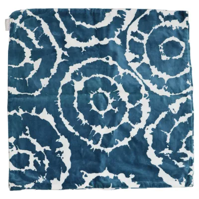 Sierkussensloop (Blauw, Wit) van Linum Katoen
