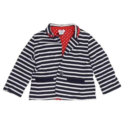 Blazer (Blå, Hvid) fra Mamas & Papas Bomuld