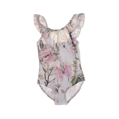 Badedragt (Hvid, Flerfarvet) fra MIX Elastan, Polyester