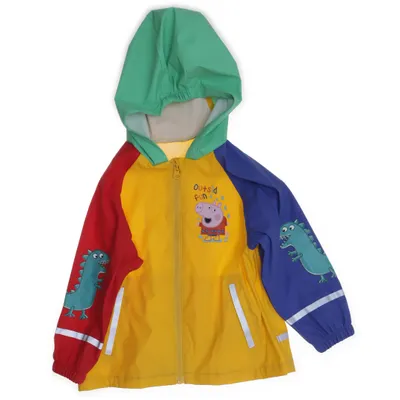Regnjacka (Gul, Röd, Blå, Grön, Flerfärgad) Polyester, Polyuretan