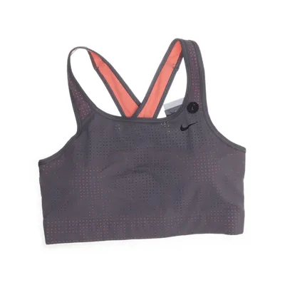 Sport-BH (Grå, Orange) från Nike Elastan, Polyamid, Återvunnen polyester