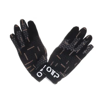 Gloves (Black, Multicolored) from OTP Polyester